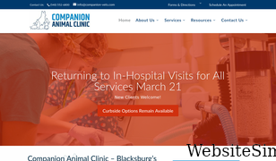 companion-vets.com Screenshot