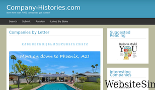company-histories.com Screenshot