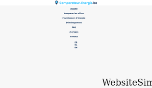 comparateur-energie.be Screenshot