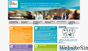 complementaire-sante-solidaire.gouv.fr Screenshot