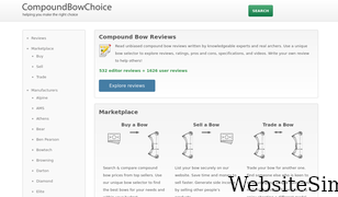 compoundbowchoice.com Screenshot