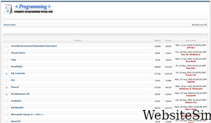 computer-programming-forum.com Screenshot