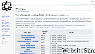 computersciencewiki.org Screenshot