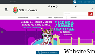 comune.vicenza.it Screenshot