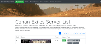 conan-exiles.com Screenshot