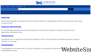 conceitos.com Screenshot