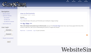 concen.org Screenshot