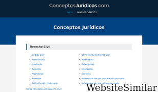 conceptosjuridicos.com Screenshot