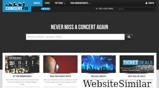 concertfix.com Screenshot