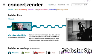concertzender.nl Screenshot