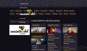 conciertos.club Screenshot