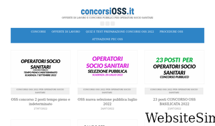 concorsioss.it Screenshot