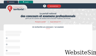 concours-territorial.fr Screenshot