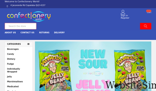 confectioneryworld.com.au Screenshot