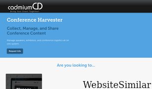 conferenceharvester.com Screenshot