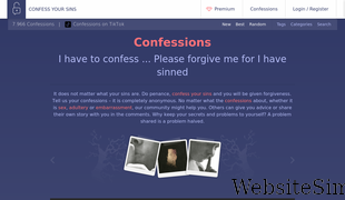 confessionstories.org Screenshot