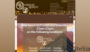congeequeen.com Screenshot