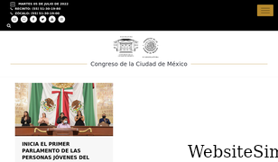 congresocdmx.gob.mx Screenshot