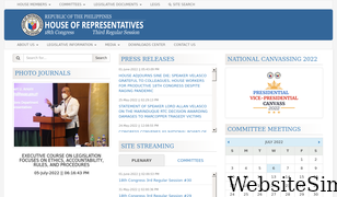 congress.gov.ph Screenshot