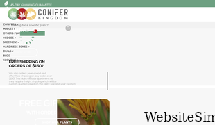 coniferkingdom.com Screenshot