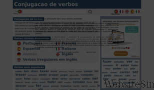 conjugacao-de-verbos.com Screenshot