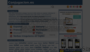 conjugacion.es Screenshot