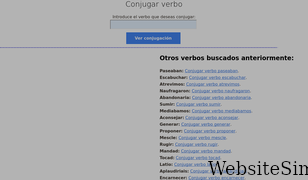 conjugarverbo.com Screenshot