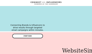 connectwithinfluencers.com Screenshot