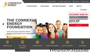 connexusenergy.com Screenshot