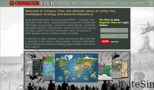 conquerclub.com Screenshot