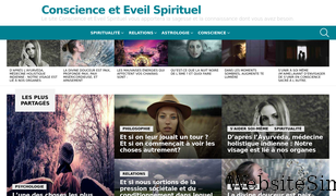 conscience-et-eveil-spirituel.com Screenshot