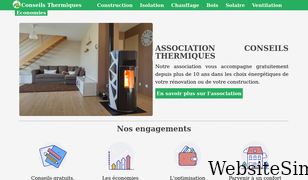 conseils-thermiques.org Screenshot