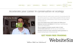 conservation-careers.com Screenshot
