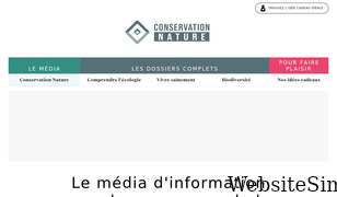 conservation-nature.fr Screenshot