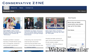 conservativenewszone.com Screenshot