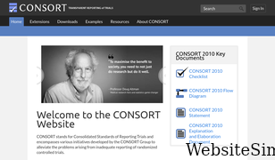 consort-statement.org Screenshot