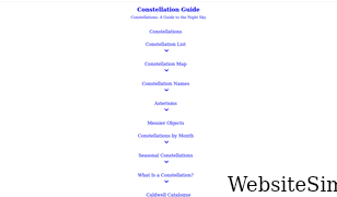 constellation-guide.com Screenshot