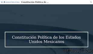 constitucionpolitica.mx Screenshot