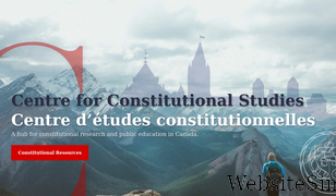 constitutionalstudies.ca Screenshot