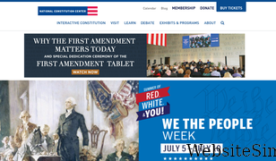 constitutioncenter.org Screenshot