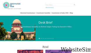constitutionofindia.net Screenshot