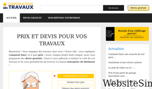 constructeurtravaux.fr Screenshot