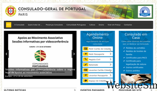 consuladoportugalparis.org Screenshot