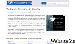 consulate-info.com Screenshot