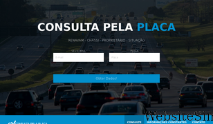 consultapelaplaca.com.br Screenshot