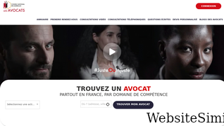consultation.avocat.fr Screenshot
