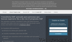 consultoria-sap.com Screenshot