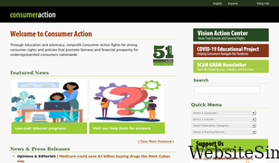 consumer-action.org Screenshot