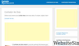 contadordedias.com.br Screenshot