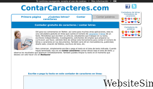 contarcaracteres.com Screenshot